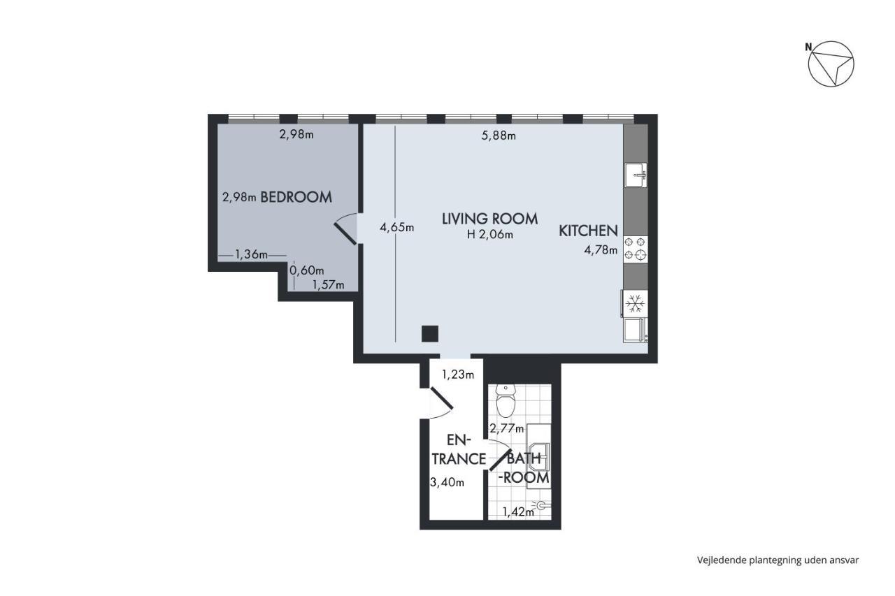 Sanders Regent - Endearing One-Bedroom Apartment Near Central Square Kopenhag Dış mekan fotoğraf